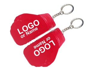  Boxing Gloves Keychains with name or logo