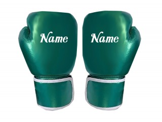 Personalised Turquise Boxing Gloves : KNGCUST-107