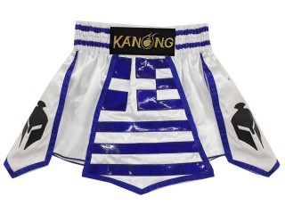 Customize Greek Gladiator Muay Thai Shorts : KNSCUST-1221