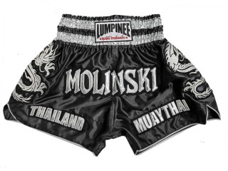 Personalize Muay Thai Shorts : KNSCUST-1251-Black