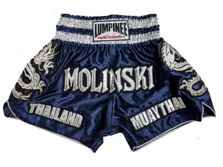 Personalize  Muay Thai Shorts : KNSCUST-1251-Navy