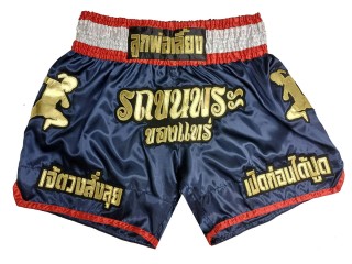 Personalize navy Muay Thai Shorts : KNSCUST-1254