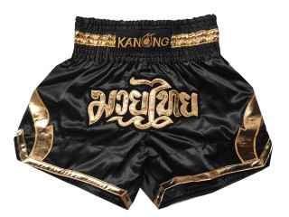 Pantalones Muay Thai Kickboxing Boxsense : BXS-303-Oro