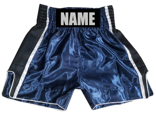 Customize Muay Thai Boxing Robe: Blue/Red Boxer