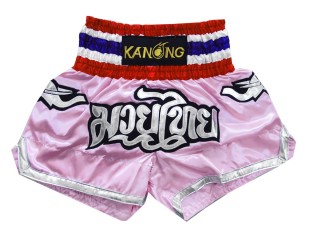 Kanong Womens Kick boxing Shorts : KNS-125-LightPink