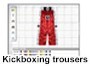 Custom kickboxing pants